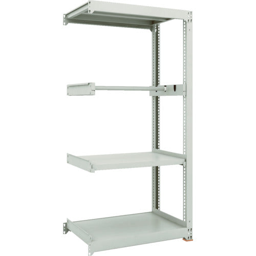 TRUSCO Steel Rack M3 Medium Duty Shelf W900 x D571 x H1800 Pipe 1 Tier Connected M3-6363P1B 1 Unit