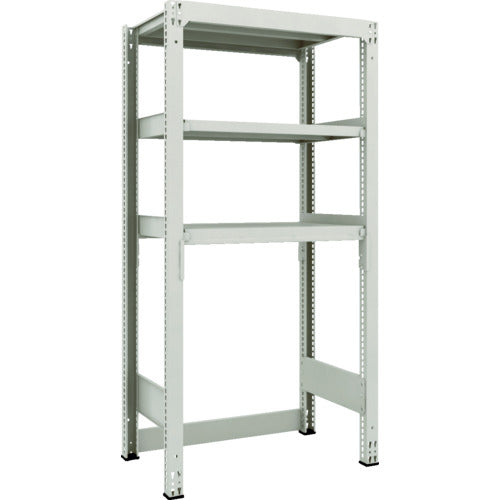 ＴＲＵＳＣＯ　スチールラック　Ｍ３型中量棚　下段開放型　Ｗ９００ＸＤ５７１ＸＨ１８００　３段　単体　M3-SB6363　1Ｓ