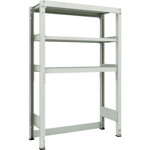 ＴＲＵＳＣＯ　スチールラック　Ｍ３型中量棚　下段開放型　Ｗ１２００ＸＤ４７１ＸＨ１８００　３段　単体　M3-SB6453　1Ｓ