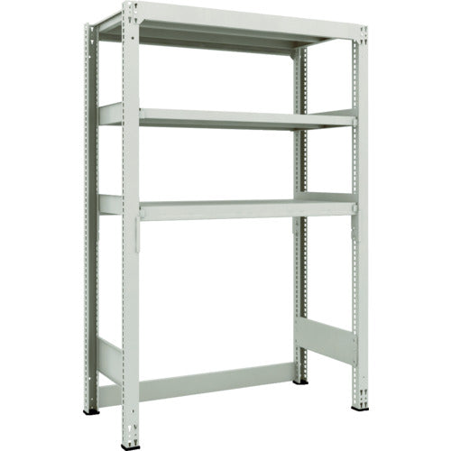 TRUSCO Steel Rack M3 Medium Duty Shelf, Open Bottom Type, W1200 x D571 x H1800, 3 Shelves, Single Unit, M3-SB6463 1S