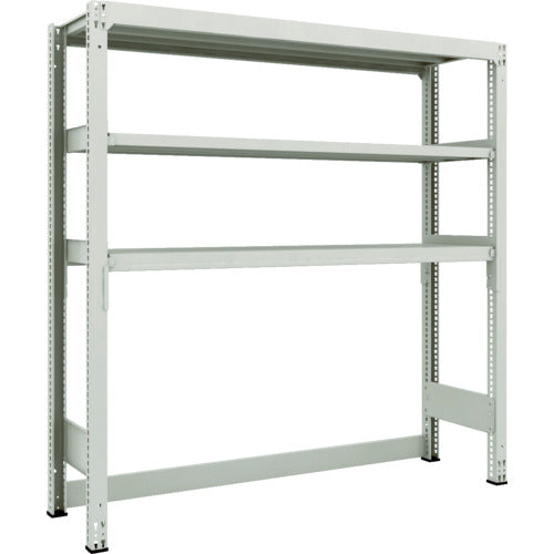 ＴＲＵＳＣＯ　スチールラック　Ｍ３型中量棚　下段開放型　Ｗ１５００ＸＤ４７１ＸＨ１８００　３段　単体　M3-SB6553　1Ｓ