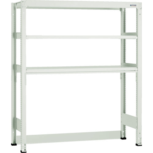 ＴＲＵＳＣＯ　スチールラック　Ｍ３型中量棚　下段開放型　Ｗ１５００ＸＤ５７１ＸＨ１８００　３段　単体　M3-SB6563　1Ｓ