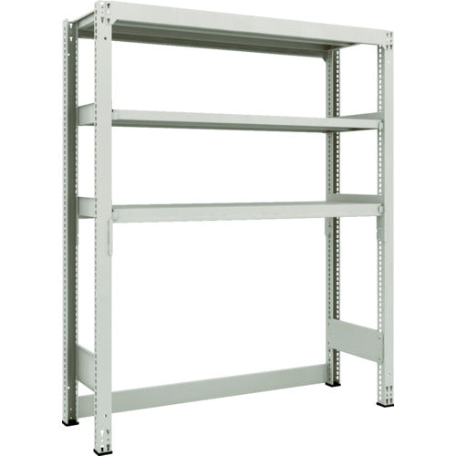 ＴＲＵＳＣＯ　スチールラック　Ｍ３型中量棚　下段開放型　Ｗ１８００ＸＤ４７１ＸＨ１８００　３段　単体　M3-SB6653　1Ｓ