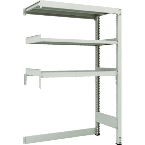 ＴＲＵＳＣＯ　スチールラック　Ｍ３型中量棚　下段開放型　Ｗ１２００ＸＤ５７１ＸＨ１８００　３段　連結　M3-SB6463B　1Ｓ