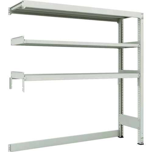 ＴＲＵＳＣＯ　スチールラック　Ｍ３型中量棚　下段開放型　Ｗ１５００ＸＤ４７１ＸＨ１８００　３段　連結　M3-SB6553B　1Ｓ