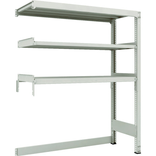 ＴＲＵＳＣＯ　スチールラック　Ｍ３型中量棚　下段開放型　Ｗ１５００ＸＤ５７１ＸＨ１８００　３段　連結　M3-SB6563B　1Ｓ