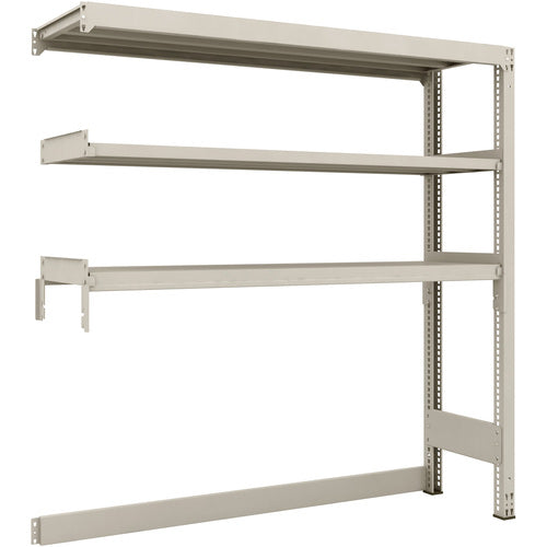 ＴＲＵＳＣＯ　スチールラック　Ｍ３型中量棚　下段開放型　Ｗ１８００ＸＤ４７１ＸＨ１８００　３段　連結　M3-SB6653B　1Ｓ