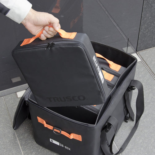 ＴＲＵＳＣＯ　プロ用段積みバッグ　ＳＴＡＣＫ　ＢＬＯＣＫ　パーツケース　２６０Ｘ７０　SB-PT31B　1 個