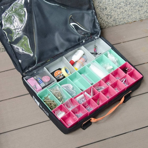 ＴＲＵＳＣＯ　プロ用段積みバッグ　ＳＴＡＣＫ　ＢＬＯＣＫ　パーツケース　４２０Ｘ７０　Ａタイプ　SB-PT42B-A　1 Ｓ