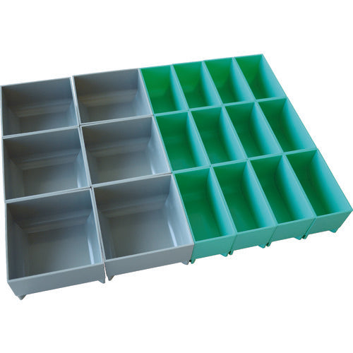 ＴＲＵＳＣＯ　プロ用段積みバッグ　ＳＴＡＣＫ　ＢＬＯＣＫ　パーツケース　４２０Ｘ７０　Ｅタイプ　SB-PT42B-E　1 Ｓ