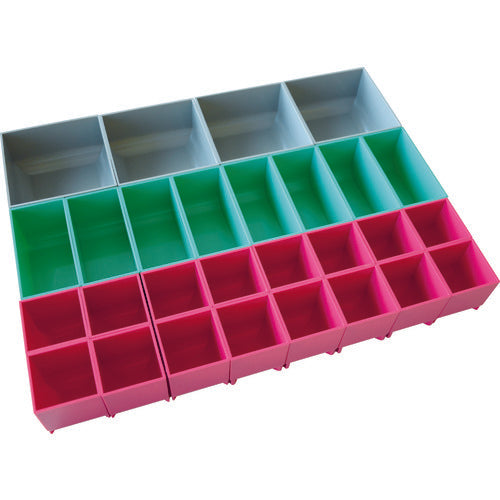 ＴＲＵＳＣＯ　プロ用段積みバッグ　ＳＴＡＣＫ　ＢＬＯＣＫ　パーツケース　４２０Ｘ７０　Ｆタイプ　SB-PT42B-F　1 Ｓ