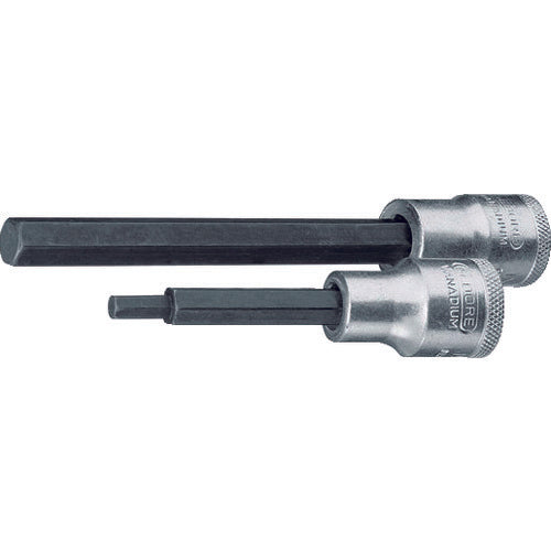 ＧＥＤＯＲＥ　【在庫限り特価Ａ】ロングヘキサゴンビットソケット　１／２　９ｍｍ　ＩＮ１９Ｌ　2950979　1個