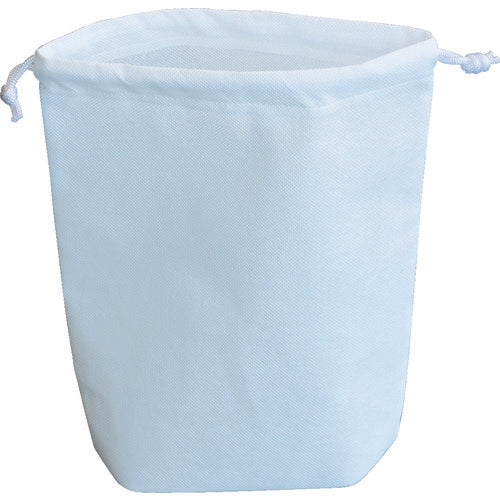 TRUSCO Non-woven Drawstring Bag B5 Size Gusseted White 10 Pieces HSB5-10-W 1 Bag