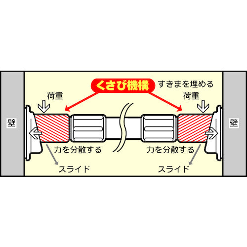 ＴＯＮＢＯ　超強力伸縮ラックｗｍ−１５２　25276　1個