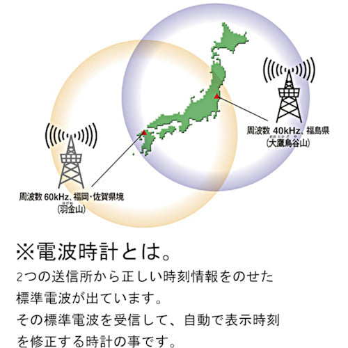 シチズン　電波　壁掛け時計　高受信モデル　シルバー　φ３３５ｘ４６．７　4MY853-019　1個