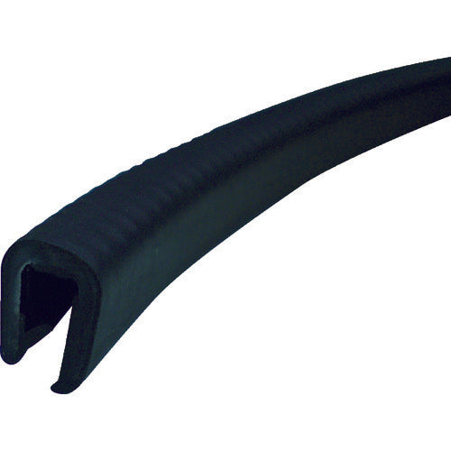 TRUSCO All-resin one-touch gasket 2m Elastomer Plate thickness 3.7mm Horizontal installation AJWP-ET05-2M-BK 1 roll