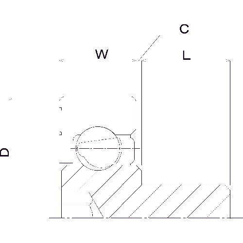 ＴＯＫ　樹脂ベアリング　ＤＲ−Ｂ−ＪＨ　DR-26-B0.5-JH　1 個
