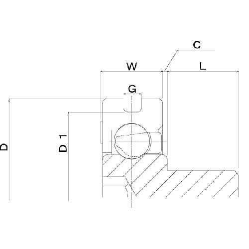 ＴＯＫ　樹脂ベアリング　ＤＨ−Ｂ−ＪＨ　DH-21-B0.5-2-JH　1 個