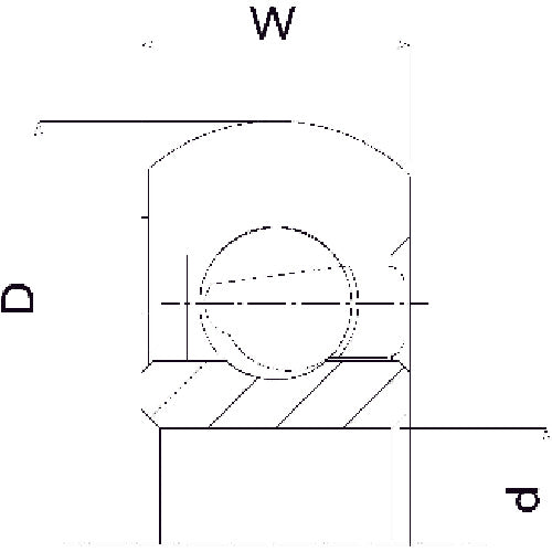 TOK Plastic Bearing DO-H DO-24-H6 1 piece