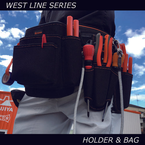 フジ矢　布製ホルダー　ペンチ・ドライバー２段差し　PN-22　1個