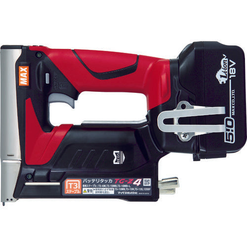 MAX Battery Tacker Set 18V 5.0A Set for T3 Staples TG-Z4-BC/1850A 1 Unit