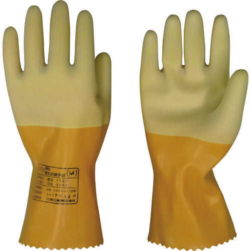 Mielove Thin Electrical Insulation Gloves IG750 L NO.951-L 1 pair