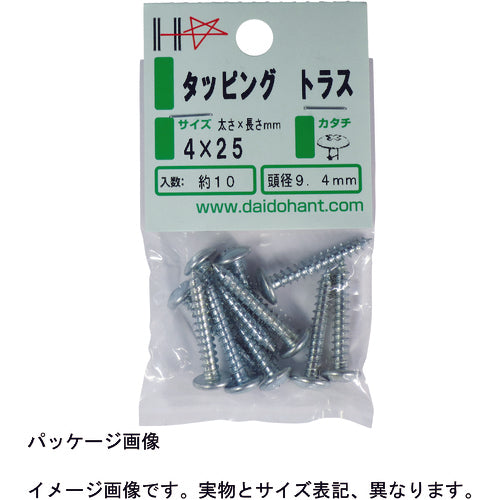 ＤＡＩＤОＨＡＮＴ　ＨＰ　ステンレス　タッピング　トラス　３．５ｘ１２　１２本入　10185600　1PK