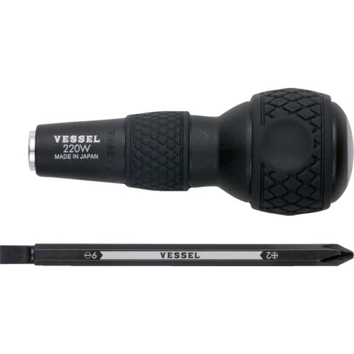 VESSEL Ball Grip Interchangeable Driver No. 220W-62 (+2/-6) 220W-62 1PK