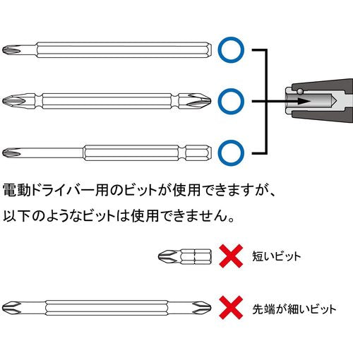 VESSEL Combi Plus Driver No. 220W-123 (+1, +3/+2) 220W-123 1PK