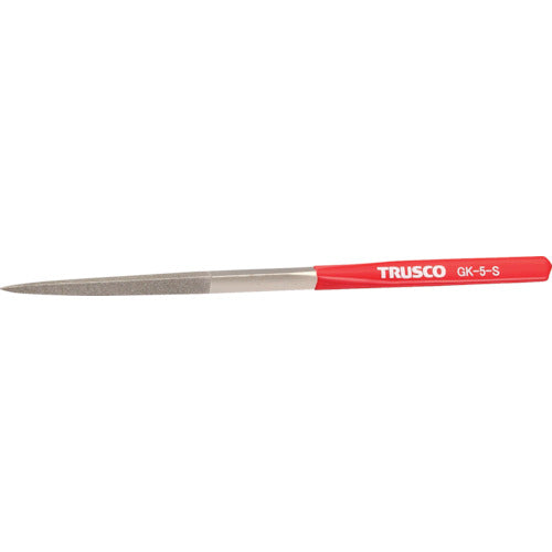 ＴＲＵＳＣＯ　ダイヤモンドヤスリ　鉄工用＃１４０　三角　１本入　全長２１５ｍｍ（５本組サイズ）　GK-5-S　1 本