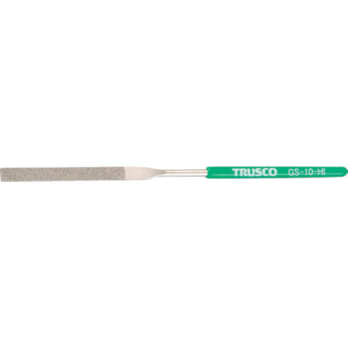 ＴＲＵＳＣＯ　ダイヤモンドヤスリ　精密用＃１７０　平　１本入　全長１４０ｍｍＸ刃長５０ｍｍ（１０本組サイズ）　GS-10-HI　1 本