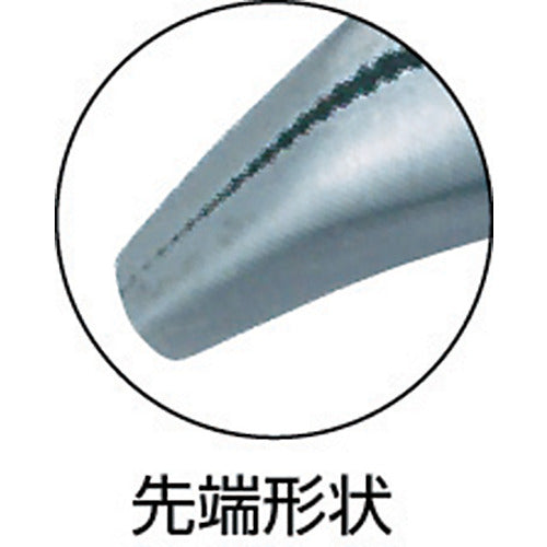 Fujiya Bent Nose Stainless Steel Radio Pliers 150mm 350L-150 1pc