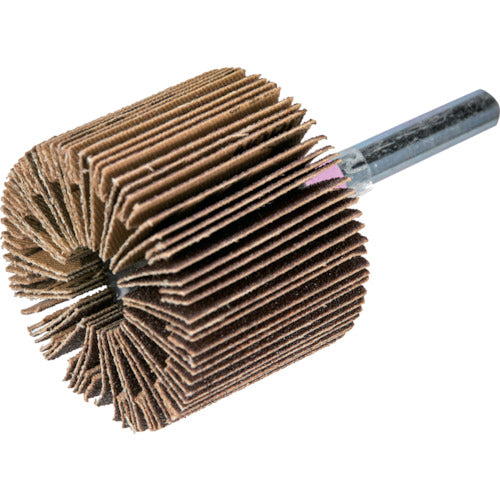 TRUSCO Bevel Flap Wheel Outer Diameter 60 x Thickness 40 x Shaft 6 (5 pieces) 80# CP64 1 box