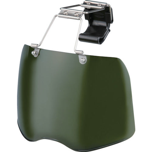 토요 세프티 헬멧 장착용 실드 그린 NO.1430-3G 1개