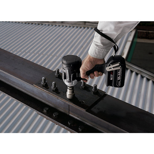 Panasonic 듀얼 충전 임팩트 렌치 18V5.0Ah 세트 블랙 EZ75A8LJ2G-B 1대