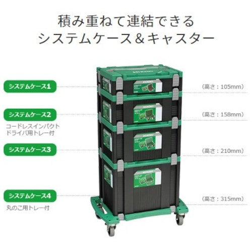 ＨｉＫＯＫＩ　キャスター　システムケース用　00402660　1個