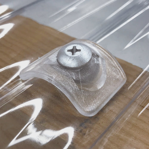 ＤＡＩＤОＨＡＮＴ　波板専用ビス　ポリカ座金　木下地用　５Ｘ３５　クリアー　１００本　00045927　1箱