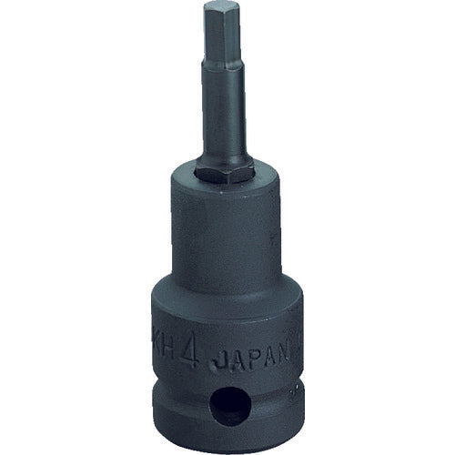 TONE Impact Hexagonal Socket (Strong Type) Diagonal Dimension 4mm Total Length 48mm 3KH-04 1pc