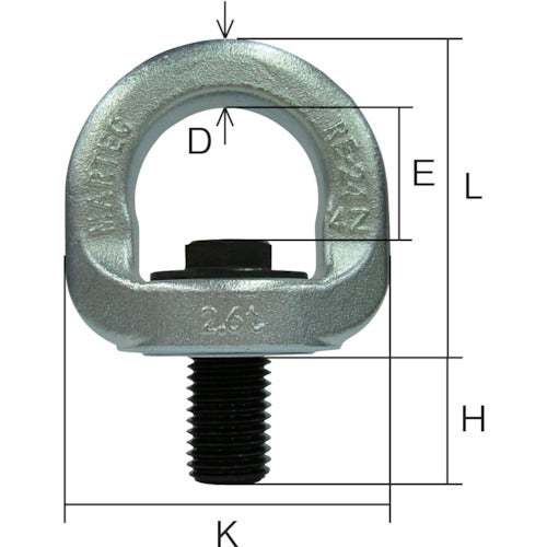 MARTEC Rotary Eyebolt RE-36 RE-36 1 piece
