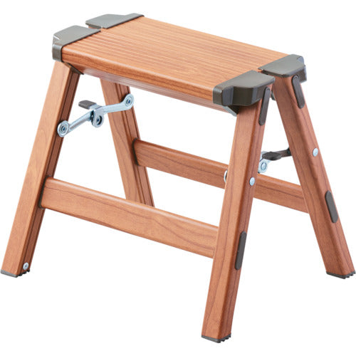 ＴＥＮＭＡ　踏台　ウッディーステップ１段　ブラウン　811000514　1台