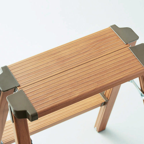 ＴＥＮＭＡ　踏台　ウッディーステップ１段　ブラウン　811000514　1台