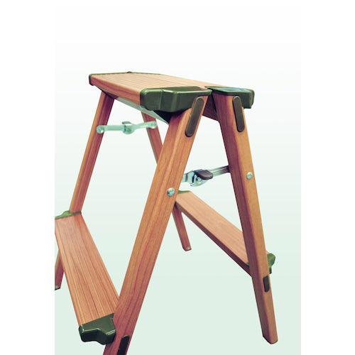 ＴＥＮＭＡ　踏台　ウッディーステップ１段　ブラウン　811000514　1台