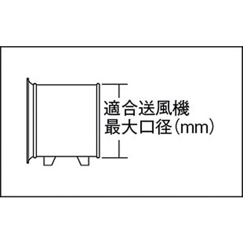 Ｓｕｉｄｅｎ　送風機用ダクト　防爆用アース端子付　２００ｍｍ　５ｍ　SJFD-200D1　1 本