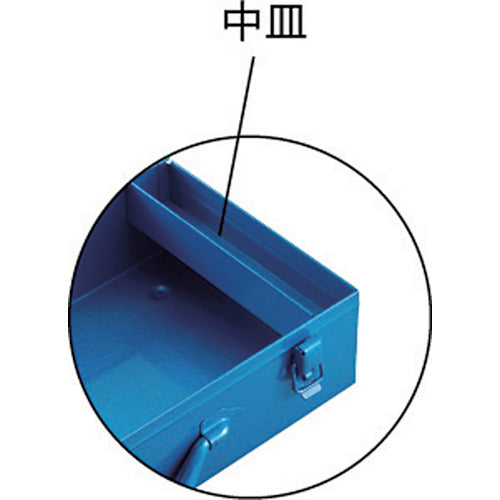 TRUSCO 트렁크 공구 상자 470X234X108 블루 T-470 1개