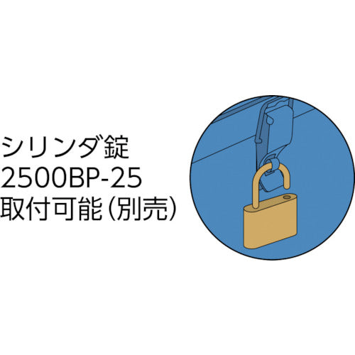 ＴＲＵＳＣＯ　トランク型工具箱　３８２Ｘ２２２Ｘ１５１　ブルー　TB-362　1 個