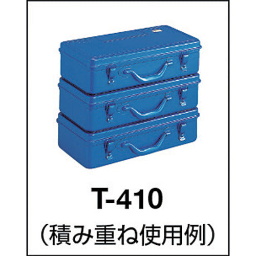 ＴＲＵＳＣＯ　トランク工具箱　３６８Ｘ２２２Ｘ９５　ブルー　T-360　1 個