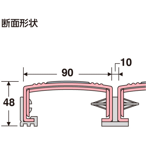 テラモト　抗菌滑り止め安全スノコ（お客様組立品）６００×９００ｍｍ　青　MR-098-341-3　1枚