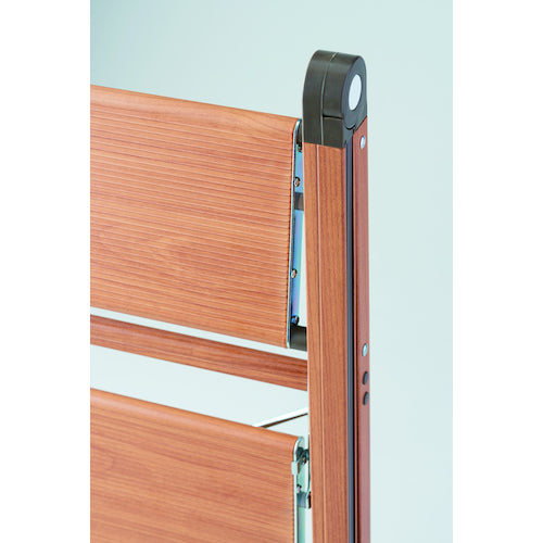 TENMA 발판 우디 슬림 스텝 3단 브라운 811000518 1대