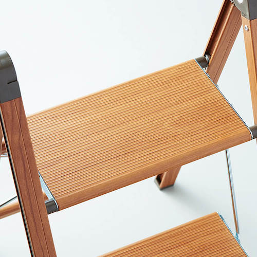 ＴＥＮＭＡ　踏台　ウッディースリムステップ２段　ブラウン　811000517　1台