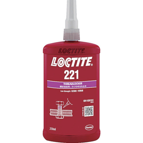 ロックタイト　ネジロック剤　２２１　２５０ｍｌ　221-250　1本